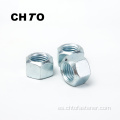 ISO10513 Grado 10 Zinc chapado en zinc Metal Hexagon Tuercas